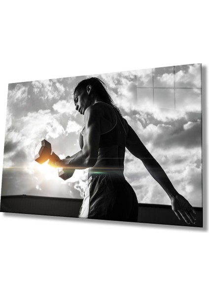 Spor Fıtnes Cam Tablo Sports Fitness