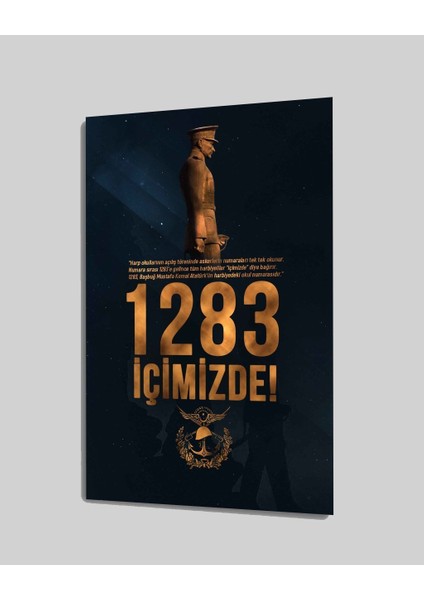 Atatürk 1283 Cam Tablo