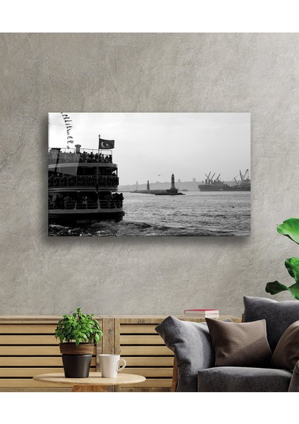 Deniz Vapur Cam Tablo Sea Steamer fiyatları