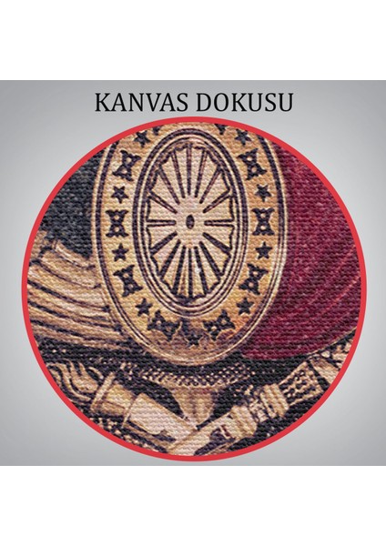 Osmanlı Tuğrası Dekoratif Kanvas TABLO-5804 fırsatları