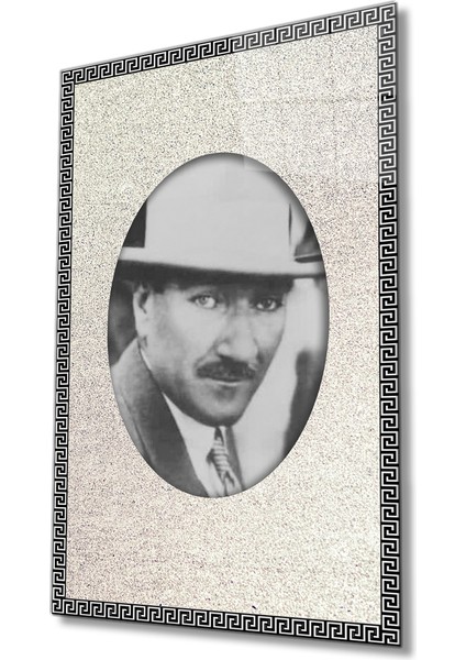 Çerçeveli Atatürk Cam Tablo