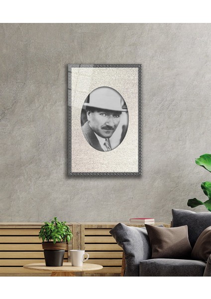 Çerçeveli Atatürk Cam Tablo
