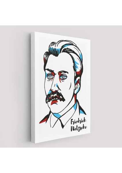 Friedrich Nietzsche Dekoratif Kanvas TABLO-5920