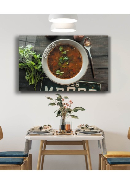 Çorba Mutfak Cam Tablo Soup Kitchen