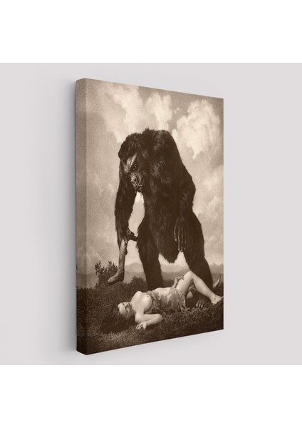 William Mortensen Lamour 1934, Amerikan Grotesk Tuval Kanvas TABLO-5283 fiyatları