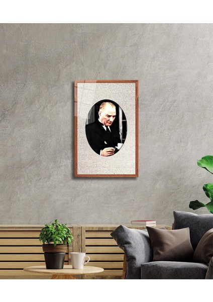 Çerçeveli Atatürk Cam Tablo