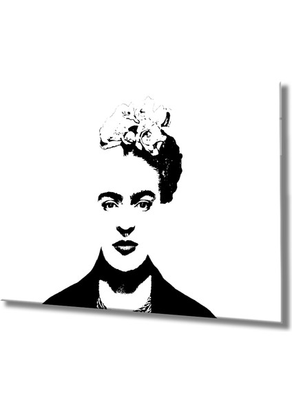 Kadınlar Frida Kahlo Cam Tablo