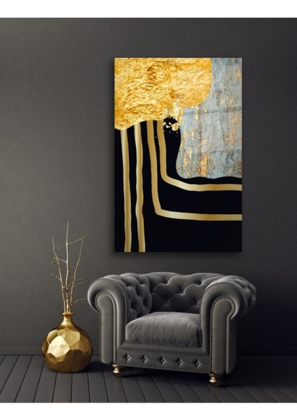 Gold Desenler Cam Tablo