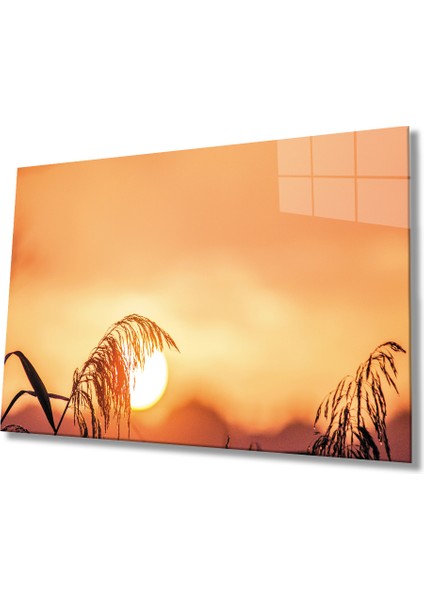 Gün Batımı Cam Tablo Sunset Table