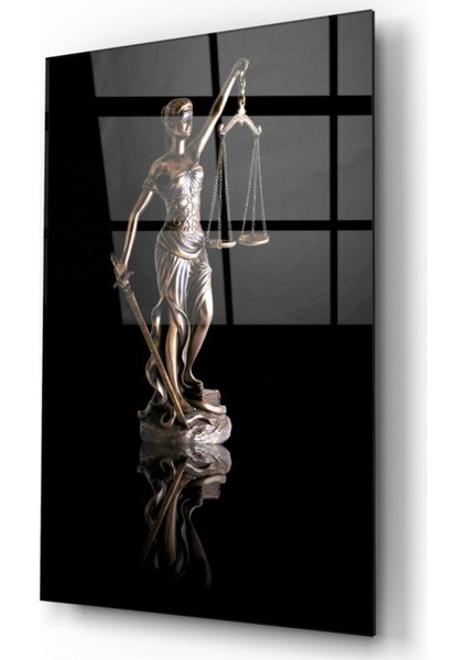 Themis Heykeli Cam Tablo fiyatları
