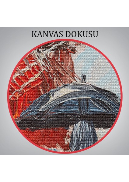 Paris De Yağmur Da Yürüyen Kadın Yağlıboya Görünüm Dekoratif Kanvas Duvar TABLOSU-5844 indirimleri