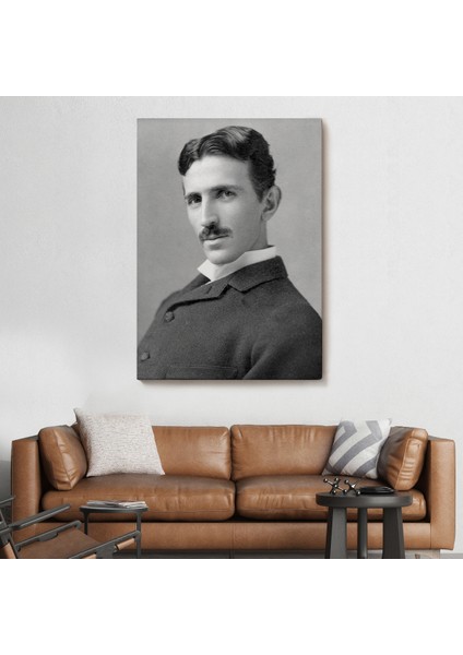 Nikola Tesla Dekoratif Duvar TABLOSU-6172