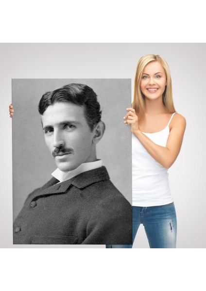 Nikola Tesla Dekoratif Duvar TABLOSU-6172