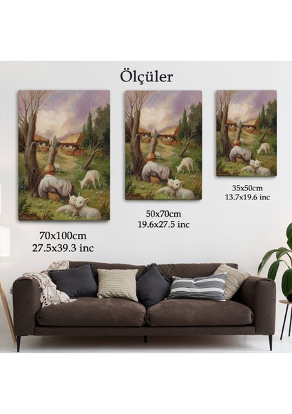 Nasıl Bakarsan Öyle Görürsün, Sürreal Duvar TABLOSU-6226 fırsatları