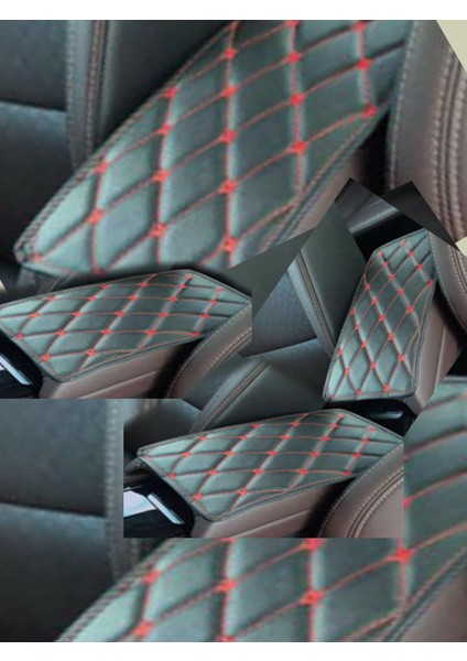 Renault 12 Sw Uyumlu Araç,araba,oto Kolçak Minderi Kırmızı
