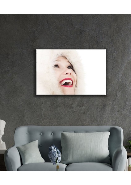 Kadınlar Beyaz Mutluluk Cam Tablo ,women White Happiness fiyatları