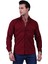 Exve Exclusive Bordo Slim Fit Western Gömlek 1