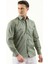 Çağla Yeşili Slim Fit Western Gömlek 3