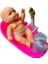 Pilli Banyo Seti - Eğlenceli Sulu Oyuncak Bebek Banyo - Aksesuarlı Oyuncak Pilli Küvet 4
