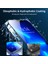 iPhon 14 Plus Anti Statik Kavisli Ekran Koruyucu kırlmaz Cam Ultra Kalınlık 0.40MM 8