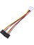 30 cm 4 Pin Molex Power 2 x Sata Power Ide Power 2x Sata Power Çevirici 2