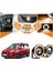 Ford Tourneo Courier Uyumlu, Universal Mercekli LED Angel Sis Farı, 76MM Turuncu Renk 1