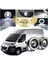 Peugeot Boxer Uyumlu, Universal Mercekli LED Angel Sis Farı, 76MM Beyaz Renk 1