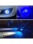 Dacia Logan Uyumlu, Universal Mercekli LED Angel Sis Farı, 76MM Buz Mavi Renk 2