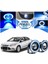 Ford Focus 3 Uyumlu, Universal Mercekli LED Angel Sis Farı, 76MM Buz Mavi Renk 1