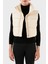 Regular Fit Dik Yaka Şişme Crop Yelek Bayan Yelek 101734 A11P C16 1