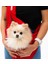 Kırmızı Crossbody Çanta Kedi Köpek Taşıma Çantası Ç2302 2