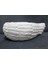 El Yapımı Tasarım, Ham Boyasız, 24CM Kalp Kanat Alçı Saksı 3