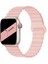 Apple Watch Seri 2/3/4/5/6/7/8/9/se 38MM 40MM 41MM Magnetic Çift Renk Silikon Kordon 1