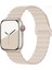 Apple Watch Seri 2/3/4/5/6/7/8/9/se 38MM 40MM 41MM Magnetic Çift Renk Silikon Kordon 1