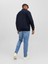 Fermuarlı Büyük Beden Lacivert Erkek Sweatshirt 12250426 5