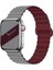 Apple Watch Seri 2/3/4/5/6/7/8/9/se 38MM 40MM 41MM Magnetic Çift Renk Silikon Kordon 1