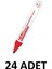 24 Adet 1664M Yazı Tahtası Kalemi Yuvarlak Uç Kırmızı 1