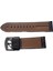 Fossil Uyumlu Hakiki Deri Saat Kordonu 24 mm Kahverengi 3