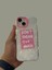 Apple iPhone 14 Kılıf 3D Grafiti Hologram Desen Kristal Parıltılı Yazılı Figürlü Motif Case 2