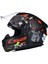 Motosiklet Ls2 Stream 2 Angry Monkey Mat Siyah Kırmızı Kask Xl Beden 2