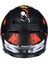 Motosiklet Ls2 Stream 2 Angry Monkey Mat Siyah Kırmızı Kask Xl Beden 3