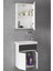 Miniço-SB-Ebeveyn 45 cm x 28 cm Ayna Dolaplı Lüx Lavabolu Banyo Dolabı 2