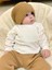 Unisex Bisiklet Yaka Omuz Çıtçıt Detaylı %100 Pamuk Bebe&çocuk Mevsimlik Body 2