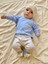 Unisex Bisiklet Yaka Omuz Çıtçıt Detaylı %100 Pamuk Bebe&çocuk Mevsimlik Body 1