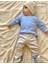 Unisex Bisiklet Yaka Omuz Çıtçıt Detaylı %100 Pamuk Bebe&çocuk Mevsimlik Body 2
