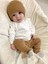 Unisex Bisiklet Yaka Omuz Çıtçıt Detaylı %100 Pamuk Bebe&çocuk Mevsimlik Body 3
