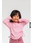Uzun Kollu Bisiklet Yaka Kız Çocuk Sweatshirt 1-5 Yaş 35619 1