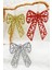 3lü Simli Kurdela Yılbaşı Çam Ağacı Süsü 14*11 Cm 1