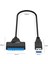 4469 USB 3.0 Yüksek Hızlı 2.5 Inç Sata SSD ve HDD Harddisk Kablosu 5