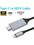 Type-C HDMI USB 3.1 Uyumlu Adaptör Kablosu Hdtv 30Hz 4K Usb-C Kablo Pc Için Monitör 2